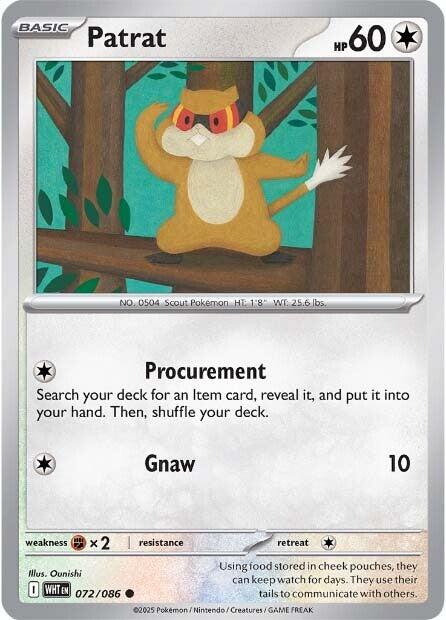 Patrat (072/086) [Scarlet & Violet: White Flare] | Exor Games Dartmouth