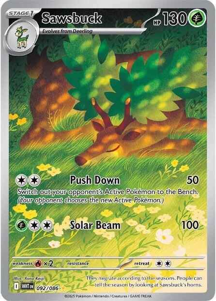 Sawsbuck (092/086) [Scarlet & Violet: White Flare] | Exor Games Dartmouth