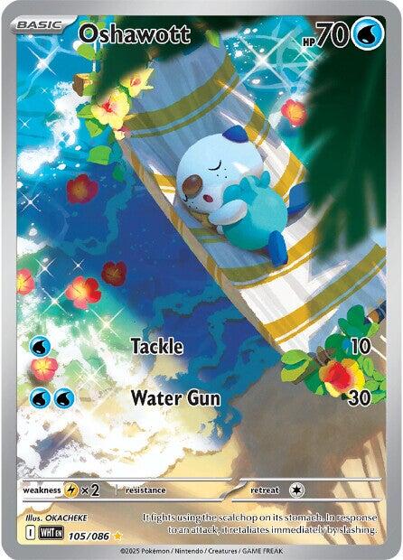 Oshawott (105/086) [Scarlet & Violet: White Flare] | Exor Games Dartmouth