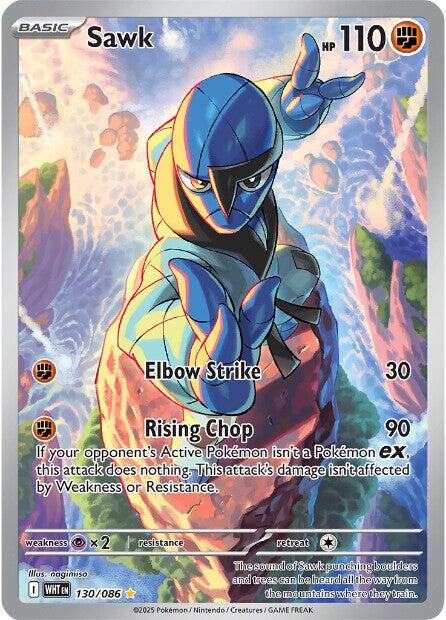 Sawk (130/086) [Scarlet & Violet: White Flare] | Exor Games Dartmouth