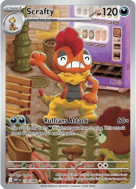Scrafty (139/086) [Scarlet & Violet: White Flare] | Exor Games Dartmouth