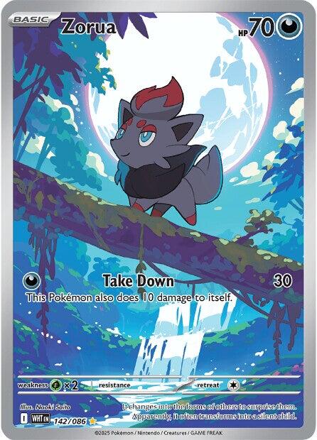 Zorua (142/086) [Scarlet & Violet: White Flare] | Exor Games Dartmouth