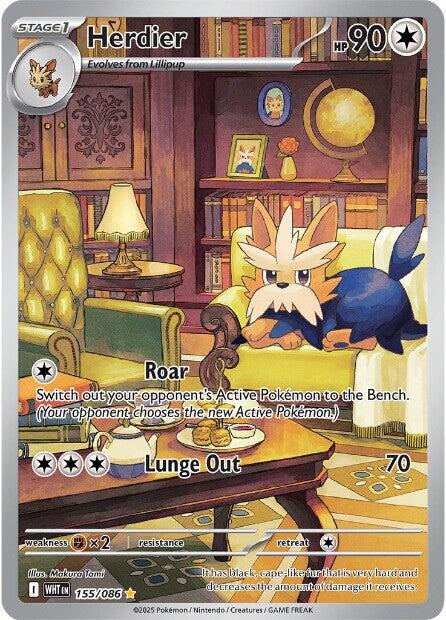 Herdier (155/086) [Scarlet & Violet: White Flare] | Exor Games Dartmouth