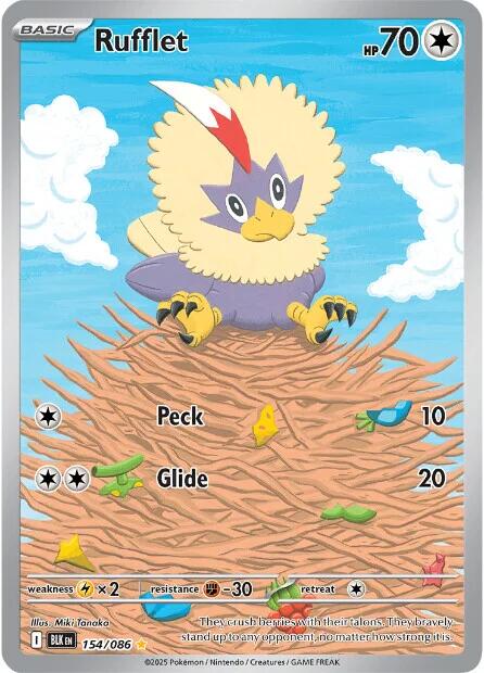 Rufflet (154/086) [Scarlet & Violet: Black Bolt] | Exor Games Dartmouth
