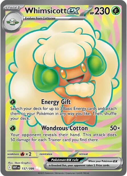 Whimsicott ex (157/086) [Scarlet & Violet: White Flare] | Exor Games Dartmouth
