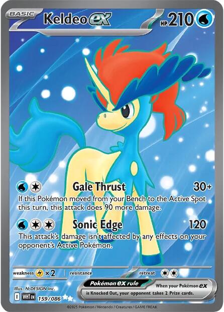 Keldeo ex (159/086) [Scarlet & Violet: White Flare] | Exor Games Dartmouth
