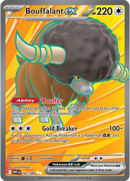Bouffalant ex (162/086) [Scarlet & Violet: White Flare] | Exor Games Dartmouth