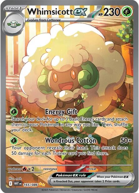 Whimsicott ex (165/086) [Scarlet & Violet: White Flare] | Exor Games Dartmouth
