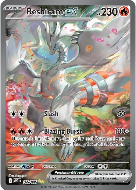 Reshiram ex (166/086) [Scarlet & Violet: White Flare] | Exor Games Dartmouth