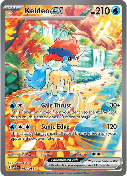 Keldeo ex (167/086) [Scarlet & Violet: White Flare] | Exor Games Dartmouth