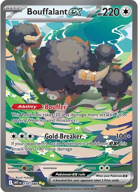 Bouffalant ex (170/086) [Scarlet & Violet: White Flare] | Exor Games Dartmouth