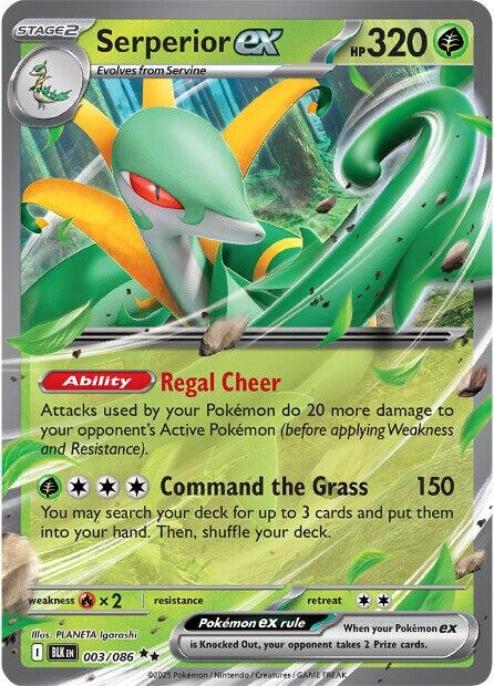 Serperior ex (003/086) [Scarlet & Violet: Black Bolt] | Exor Games Dartmouth