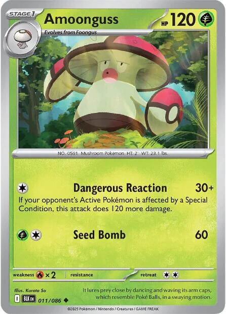 Amoonguss (011/086) [Scarlet & Violet: Black Bolt] | Exor Games Dartmouth