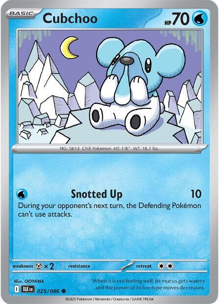 Cubchoo (025/086) [Scarlet & Violet: Black Bolt] | Exor Games Dartmouth