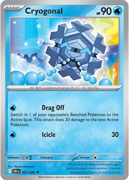Cryogonal (027/086) [Scarlet & Violet: Black Bolt] | Exor Games Dartmouth