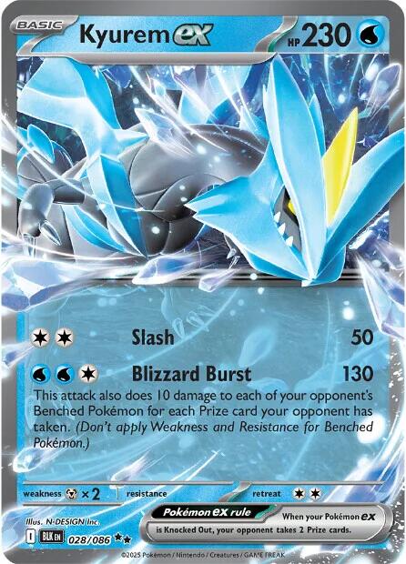 Kyurem ex (028/086) [Scarlet & Violet: Black Bolt] | Exor Games Dartmouth