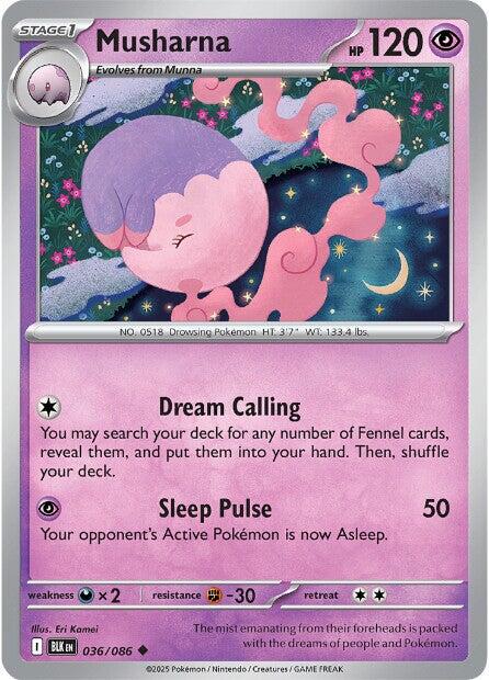 Musharna (036/086) [Scarlet & Violet: Black Bolt] | Exor Games Dartmouth