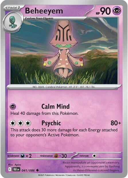 Beheeyem (041/086) [Scarlet & Violet: Black Bolt] | Exor Games Dartmouth