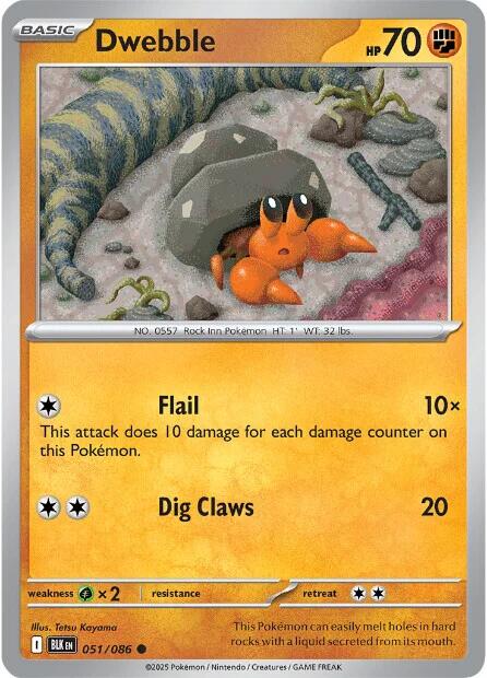 Dwebble (051/086) [Scarlet & Violet: Black Bolt] | Exor Games Dartmouth