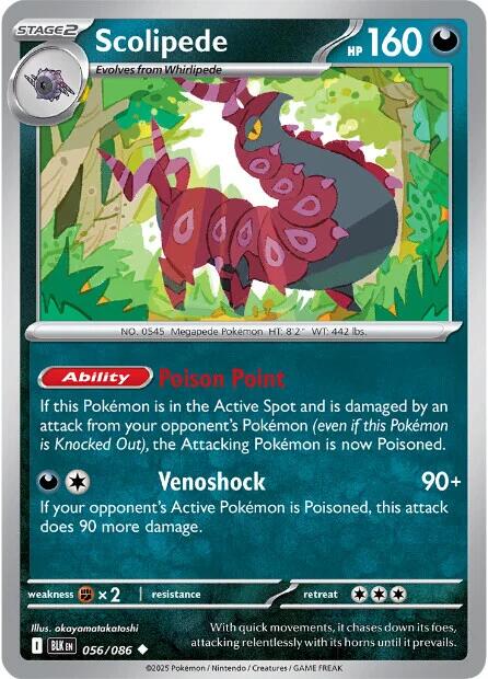 Scolipede (056/086) [Scarlet & Violet: Black Bolt] | Exor Games Dartmouth