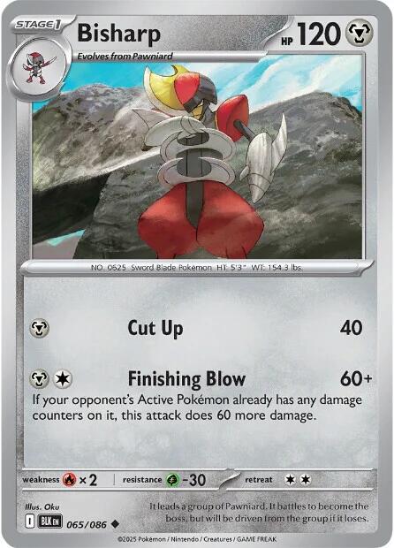 Bisharp (065/086) [Scarlet & Violet: Black Bolt] | Exor Games Dartmouth