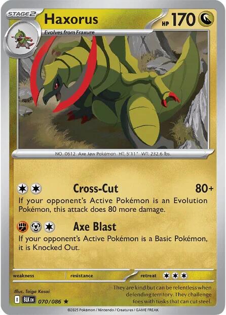Haxorus (070/086) [Scarlet & Violet: Black Bolt] | Exor Games Dartmouth