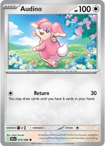 Audino (074/086) [Scarlet & Violet: Black Bolt] | Exor Games Dartmouth