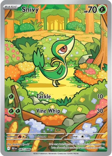 Snivy (087/086) [Scarlet & Violet: Black Bolt] | Exor Games Dartmouth