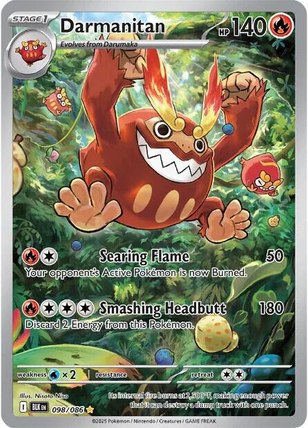 Darmanitan (098/086) [Scarlet & Violet: Black Bolt] | Exor Games Dartmouth