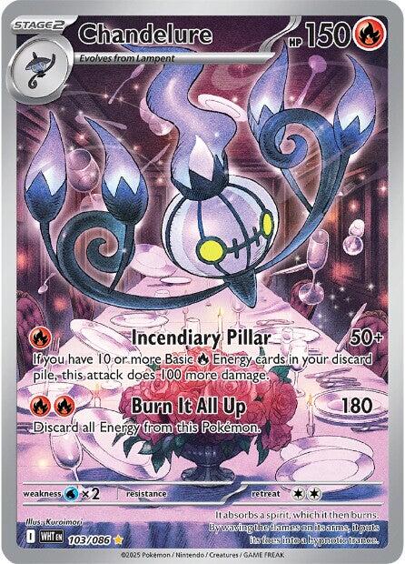 Chandelure (103/086) [Scarlet & Violet: White Flare] | Exor Games Dartmouth