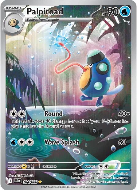 Palpitoad (104/086) [Scarlet & Violet: Black Bolt] | Exor Games Dartmouth