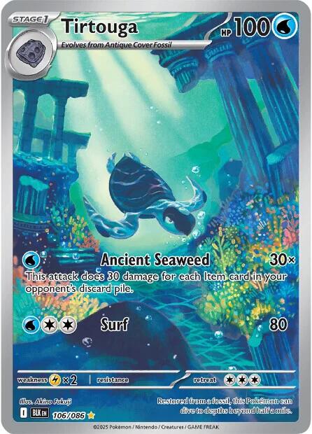 Tirtouga (106/086) [Scarlet & Violet: Black Bolt] | Exor Games Dartmouth