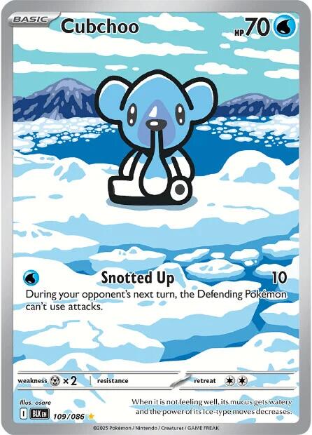 Cubchoo (109/086) [Scarlet & Violet: Black Bolt] | Exor Games Dartmouth