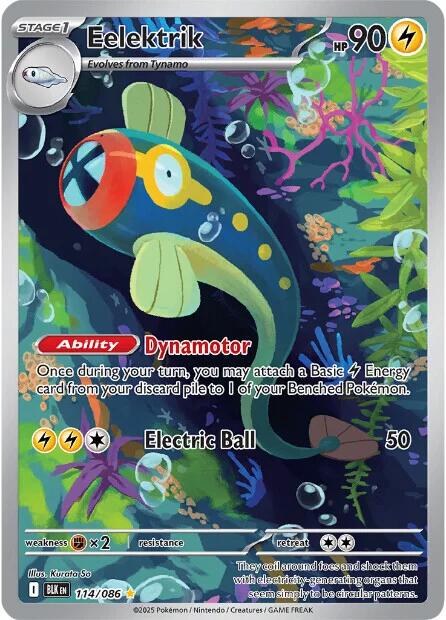 Eelektrik (114/086) [Scarlet & Violet: Black Bolt] | Exor Games Dartmouth