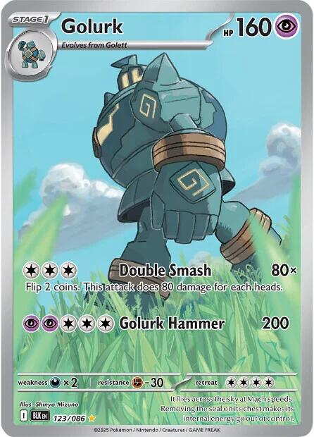 Golurk (123/086) [Scarlet & Violet: Black Bolt] | Exor Games Dartmouth