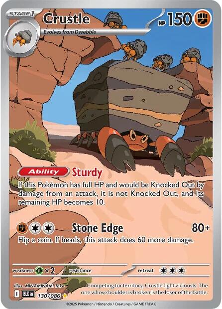 Crustle (130/086) [Scarlet & Violet: Black Bolt] | Exor Games Dartmouth