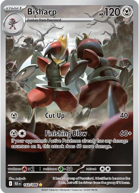 Bisharp (143/086) [Scarlet & Violet: Black Bolt] | Exor Games Dartmouth