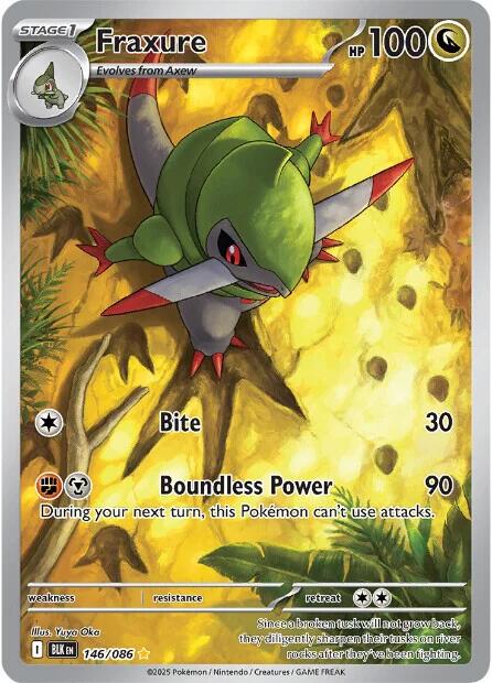 Fraxure (146/086) [Scarlet & Violet: Black Bolt] | Exor Games Dartmouth