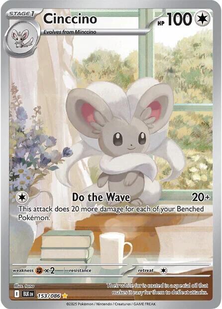 Cinccino (153/086) [Scarlet & Violet: Black Bolt] | Exor Games Dartmouth
