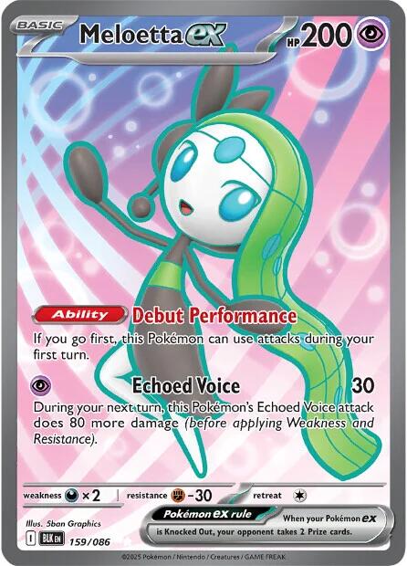 Meloetta ex (159/086) [Scarlet & Violet: Black Bolt] | Exor Games Dartmouth