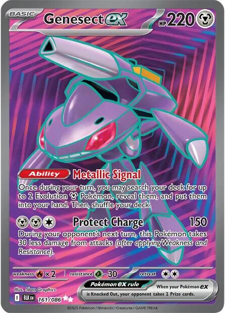 Genesect ex (161/086) [Scarlet & Violet: Black Bolt] | Exor Games Dartmouth