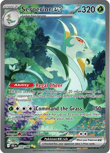 Serperior ex (164/086) [Scarlet & Violet: Black Bolt] | Exor Games Dartmouth
