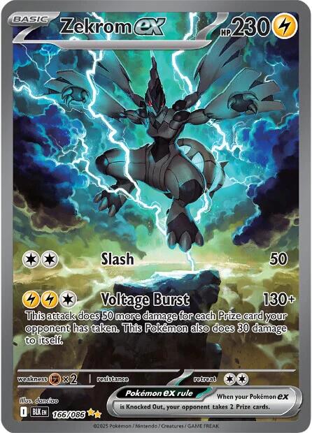 Zekrom ex (166/086) [Scarlet & Violet: Black Bolt] | Exor Games Dartmouth