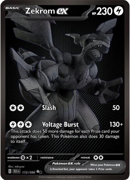 Zekrom ex (172/086) [Scarlet & Violet: Black Bolt] | Exor Games Dartmouth