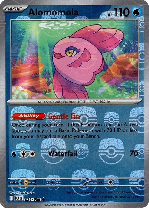 Alomomola (024/086) (Master Ball Pattern) [Scarlet & Violet: Black Bolt] | Exor Games Dartmouth