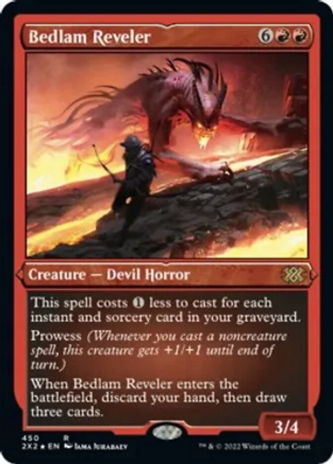 Bedlam Reveler (Foil Etched) [Double Masters 2022] | Exor Games Dartmouth