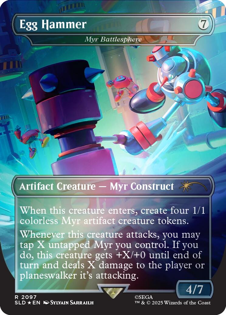 Egg Hammer - Myr Battlesphere (Rainbow Foil) [Secret Lair Drop Series] | Exor Games Dartmouth