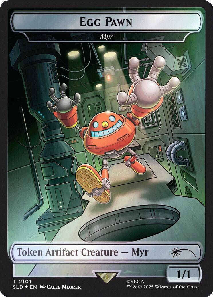 Egg Pawn - Myr Token (Rainbow Foil) [Secret Lair Drop Series] | Exor Games Dartmouth