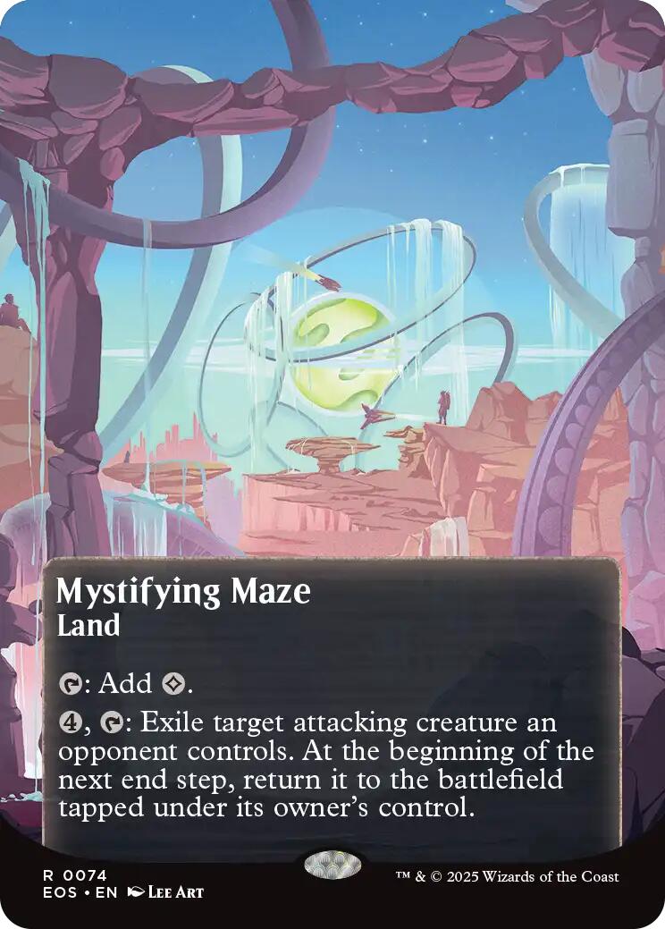 Mystifying Maze (0074) (Borderless) [Edge of Eternities: Stellar Sights] | Exor Games Dartmouth
