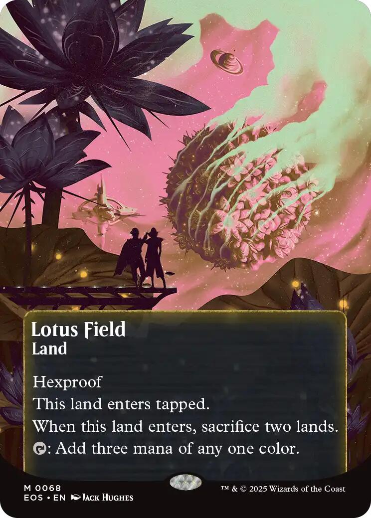 Lotus Field (0068) (Borderless) [Edge of Eternities: Stellar Sights] | Exor Games Dartmouth